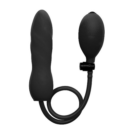 Fallo gonfiabile Inflatable Silicone Twist - Black