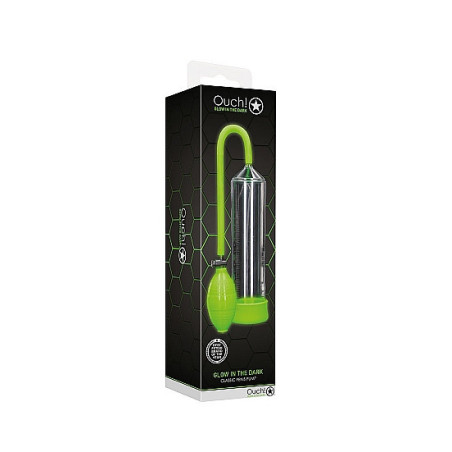 Sviluppatore pompa Classic Penis Pump - Glow in the Dark - Neon Green