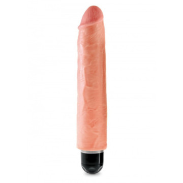 Vibratore realistico maxi grande big king cock dildo fallo anale vaginale impermeabile 10 flesh