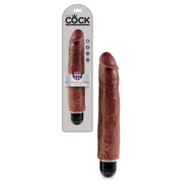 Vibratore realistico maxi grande nero big king cock dildo fallo anale vaginale impermeabile 10 brown