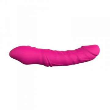 Vibratore in silicone realistico vaginale fallo dildo vibrante ricaricabile impermeabile rosa