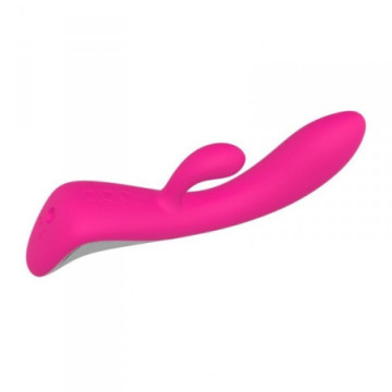 Vibratore doppio rabbit stimolatore vaginale clitoride dildo fallo vibrante vaginale charm pink