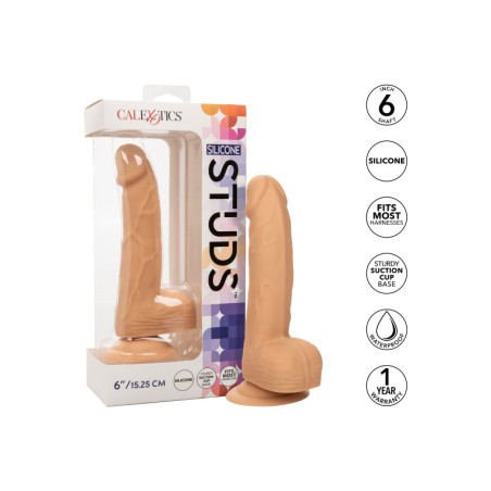 Fallo realistico Silicone Studs 6 Inch