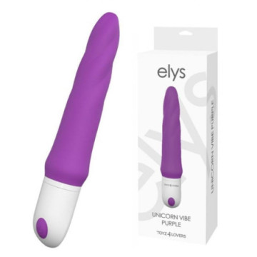 Vibratore in silicone realistico vaginale anale dildo fallo vibrante in silicone unicorn vibe purple