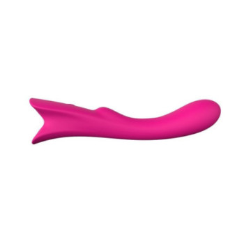 Vibratore vaginale in silicone massaggiatore stimolatore fallo dildo vibrante plot clit pink