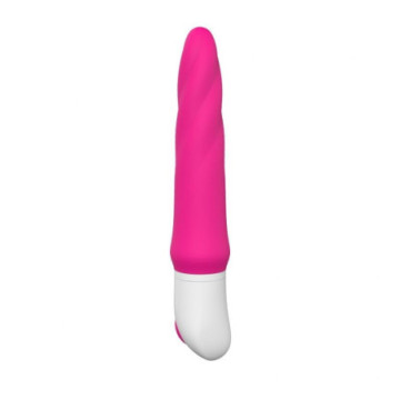 Vibratore realistico in silicone realistico vaginale anale dildo fallo vibrante in silicone vibe pink