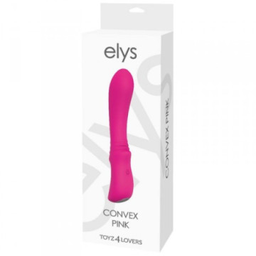 Vibratore vaginale stimolatore per donna in silicone fallo dildo vibrante convex pink