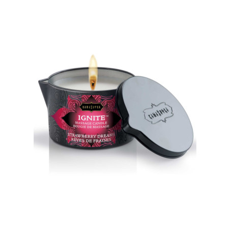 Candela da massaggio Strawberry Massage Candle 170gr