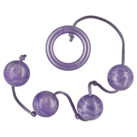 Pleasure Pearls 4 Violet palline anale vaginale