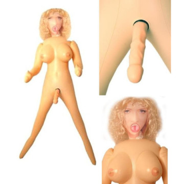 Bambola gonfiabile realistica per donna e uomo sex trans sexual doll