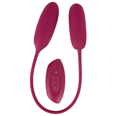 Ovetto vibrante doppio RC Shaking & Vibrating Love Egg Duo