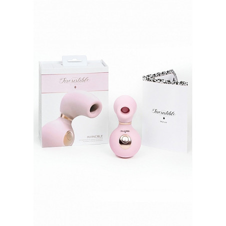 Vibratore succhia clitoride Invincible Pink