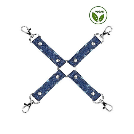 Costrittivo per manette Denim Hogtie Roughend Denim Style Blue