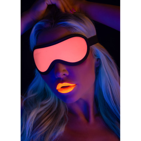 Maschera occhi Blindfold glow in the dark