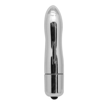 Vibratore Stimolatore vaginale mini slim argento per clitoride sex toys vibromassaggiatore