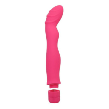 stimolatore per punto G Vibratore vaginale dildo fallo vibrante rosa per donna