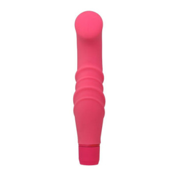 Vibratore impermeabile dildo rosa vaginale in silicone fallo vibrante per punto G 