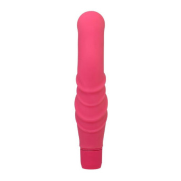 Vibratore impermeabile dildo rosa vaginale in silicone fallo vibrante per punto G 