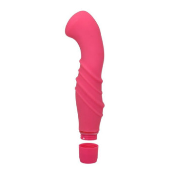 Vibratore impermeabile dildo rosa vaginale in silicone fallo vibrante per punto G 