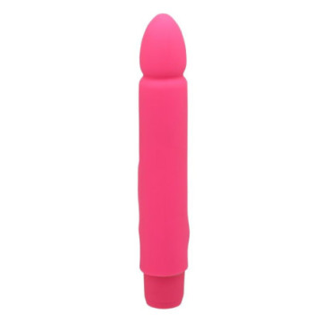 Vibratore rabbit doppio dildo vibrante con stimolatore per clitoride fallo rosa