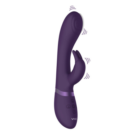 Vibratore Rabbit Cato Pulse G-spot Viola