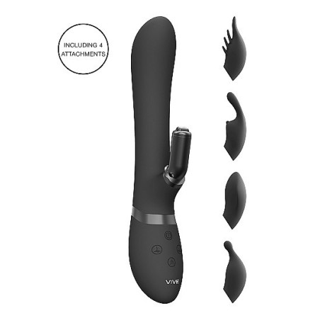 Vibratore rabbit Chou nero