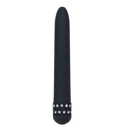 Vibratore vaginale stimolatore fallo vibrante mini slim black classic nero diamond