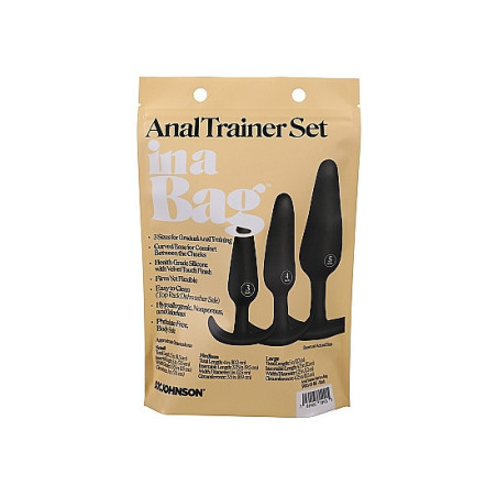 Kit plug Anal Trainer Set Black