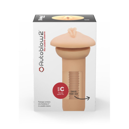 Guaina di ricambio Autoblow 2+ Vagina Sleeve C