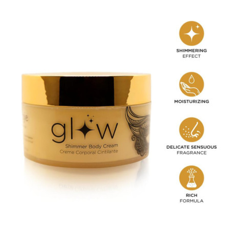 Crema corpo con brillantini GLOW SHIMMERING BODY CREAM