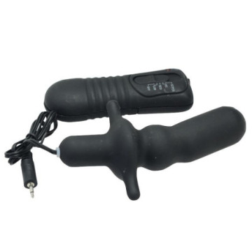 Vibratore anale plug dildo vibrante nero stimolatore vibromassaggiatore sex toys
