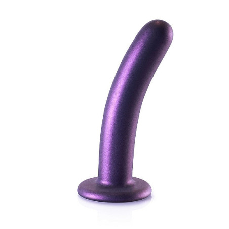 Dildo vaginale con ventosa Smooth G-Spot Dildo 5'' / 12 cm Metallic Purple