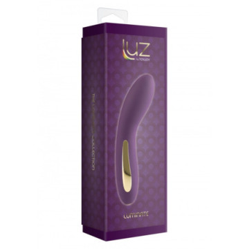 Vibratore vaginale stimolatore per punto G dildo fallo ricaricabile impermeabile sex toys purple