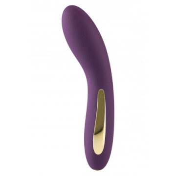 Vibratore vaginale stimolatore per punto G dildo fallo ricaricabile impermeabile sex toys purple