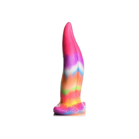 fallo creatura in silicone Unicorn Tongue Glow in the Dark Rainbow