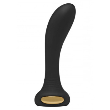 Vibratore anale Vaginale in silicone dildo fallo nero vibrante zara ricaricabile