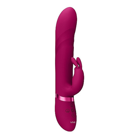 Vibratore vaginale rabbit Vibrating and Rotating Beads, G-Spot Rabbit Pink