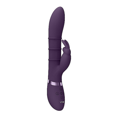 Vibratore vaginale rabbit Stimulating Rings, Vibrating G-Spot Rabbit Purple