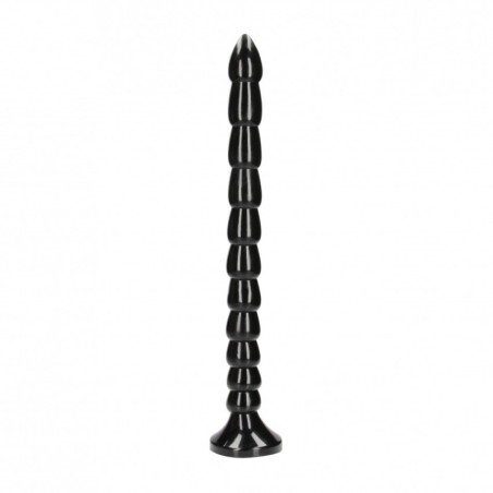 Fallo anale con ventosa Stacked Anal Snake 16''/ 40 cm Black