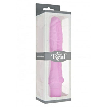 Vibratore vaginale get real pink fallo dildo in silicone realistico pene finto