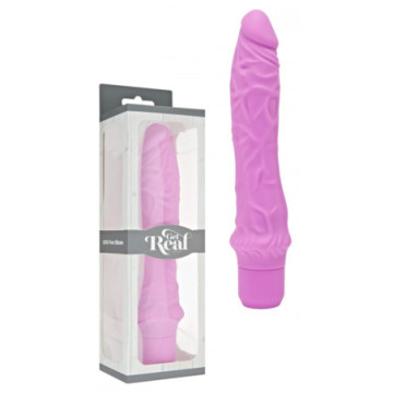 Vibratore vaginale get real pink fallo dildo in silicone realistico pene finto