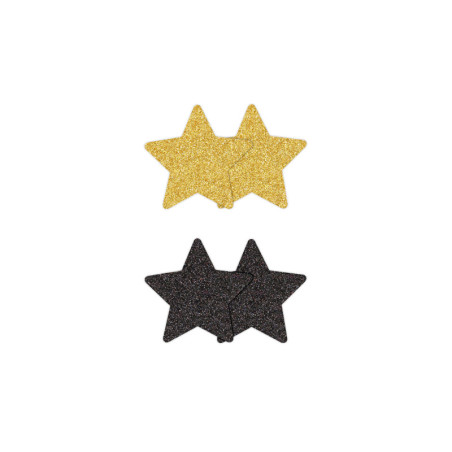 Copricapezzoli a forma di stella Pasties Glitter Stars 2 Pair