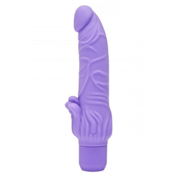 Vibratore vaginale in silicone Dildo falllo vibrante get real realistico sex toys purple