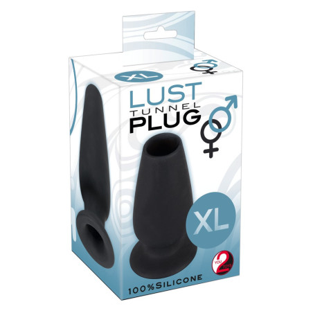 Plug anale cavo maxi Lust Tunnel Plug XL