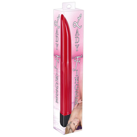 Vibratore Classico Ladyfinger red