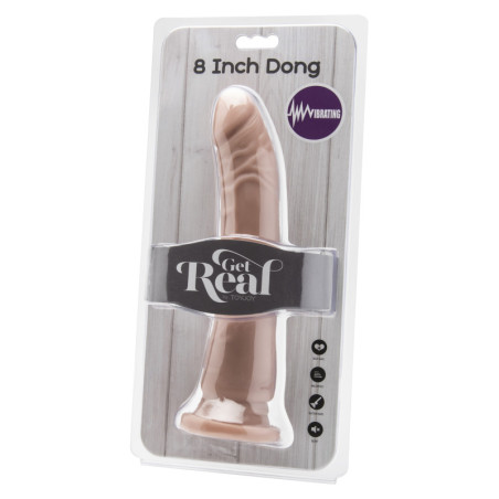 Vibratore realistico Dong 8 inch Vibrating flesh