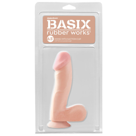 Fallo con ventosa e testicoli realistico 6.5 Inch Dong with Suction Cup