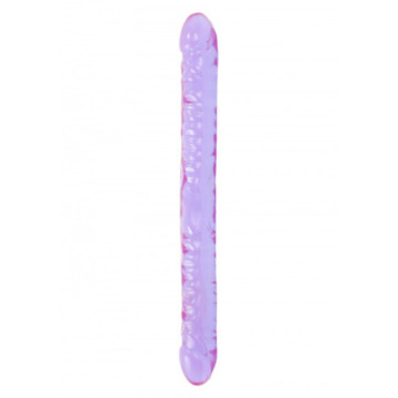 Fallo doppio Dildo crystal jellies double dong 18