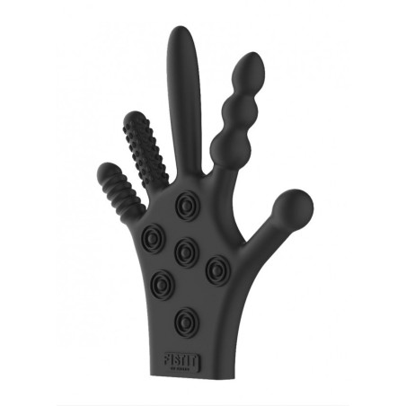 Guanto stimolante in silicone Silicone Stimulation Glove Black