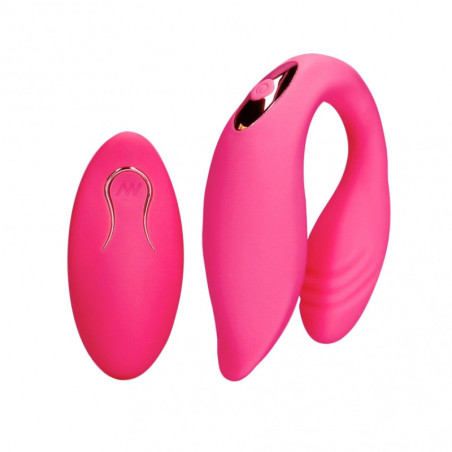 Vibratore per la coppia Couple Toy with Remote Control Wild Strawberry